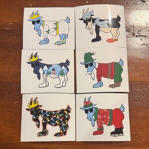 GOAT USA Advent Stickers (6)